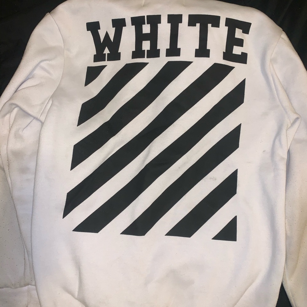 Off-White Plain Hoodie (Men’s Size: L)